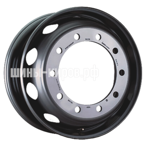 10/335/281/165 Black 8,25x22,5/10x335 ET165 D281 M22 (RZB15098OE) (12,5 мм) ИСУЗУ, автобусы иномарки 3 750 кг