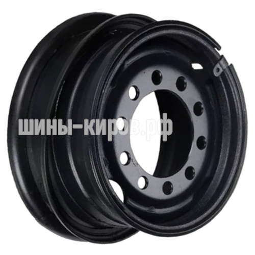 10/286/222/100 Черный 12x21/10x286 ET100 D222 КАМАЗ-43114,43118,УРАЛ-43202 (одно ушко)
