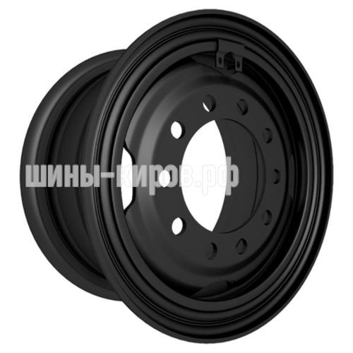 10/286/222/120 Черный 10x20/10x286 ET120 D222 Сферическая фаска R22 (12 мм) Урал-4320, 4420, 43202, 4320-31, 4320-41, 43203-10, 5323, 532301, ЧСДМ А-120 3 000 кг, Ha