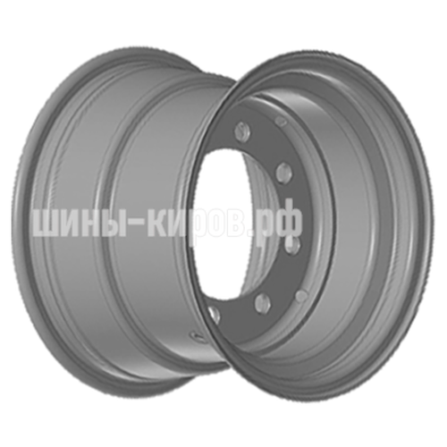 8/275/221/0 Серебристый 13x18/8x275 ET0 D221 Сферическая фаска R18 (10 мм) Прицепная, сельскохозяйственная техника 4 000 кг