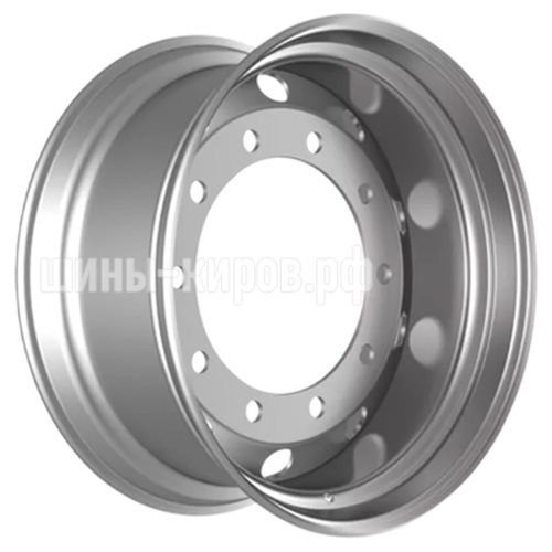 10/335/281/0 RAL9006 14x22,5/10x335 ET0 D281 (JNTS) (б/к) 6 100 кг при 40 км/ч