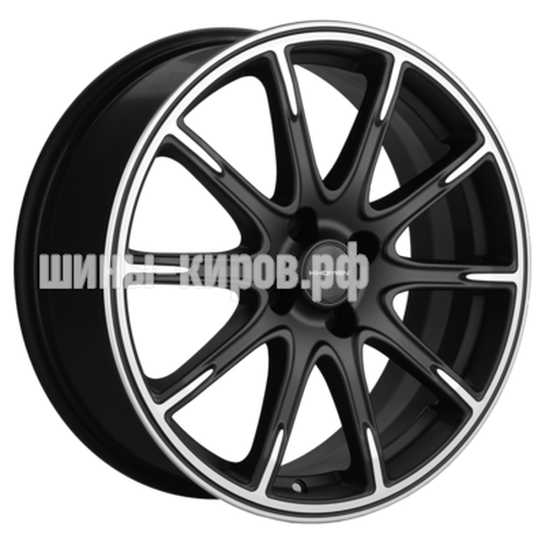 KHW1707 (KIA Rio I/II Solaris I/II) Black-FP matt 6,5x17/4x100 ET49 D54,1