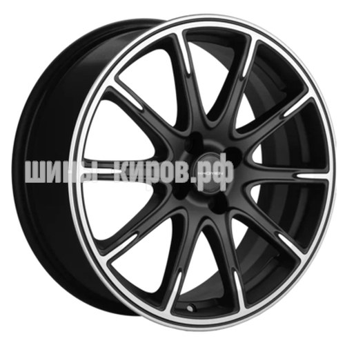 KHW1707 (KIA Rio I/II Solaris I/II) Black matt-FP 6,5x17/4x100 ET44 D54,1