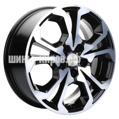 KHW1711 (DFM AX 7) Black-FP 7x17/5x108 ET43 D65,1