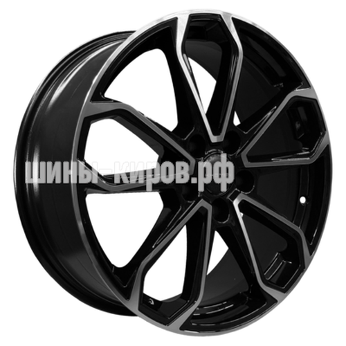KHW1816 (Chery Tiggo 8 (Pro/Pro Max)) Black-FP 7x18/5x108 ET47 D60,1