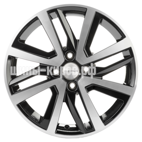 KHW1609 (Rio II/Solaris II) Black-FP 6x16/4x100 ET46 D54,1