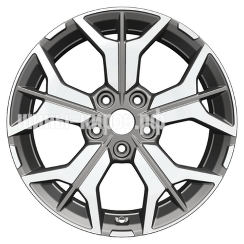 KHW1715 (Jetta) Gray-FP 7x17/5x112 ET54 D57,1