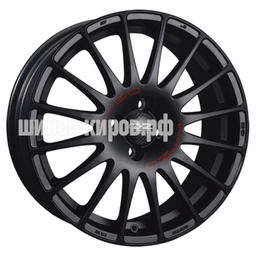 Superturismo GT Matt Black + Red Lettering 8x17/5x112 ET35 D75 Superturismo GT Matt Black + Red Lettering 8x17/5x112 ET35 D75