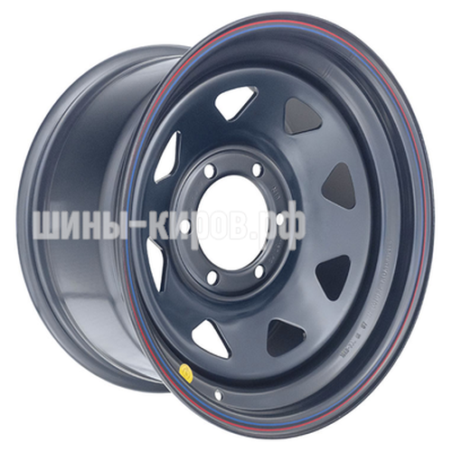 Toyota Hilux 2.5D, 3.0D Черный 8x16/6x139,7 ET10 D110 (треуг. мелкий, с увелич.полкой под суппорт)