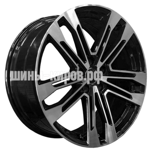 3044 Gloss Black Machine Face 9x20/5x113 ET35 D67,1 ()
