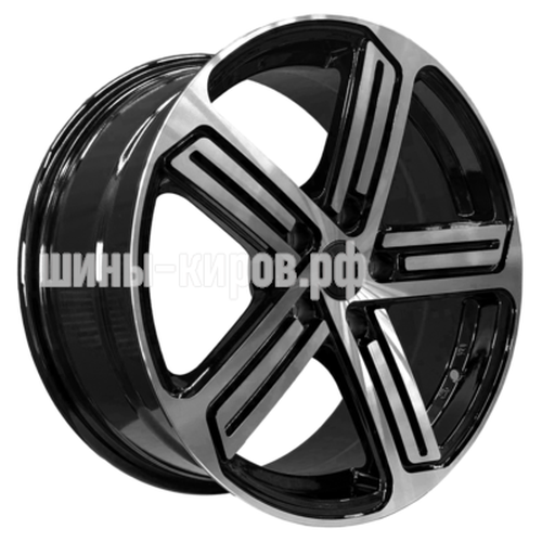 5127 Gloss Black Machine Face 7,5x17/5x112 ET40 D57,1 ()