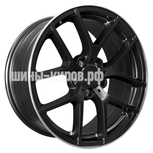 5188 Semi Matt Black+Machine Lip 8x18/5x112 ET35 D66,56 ()