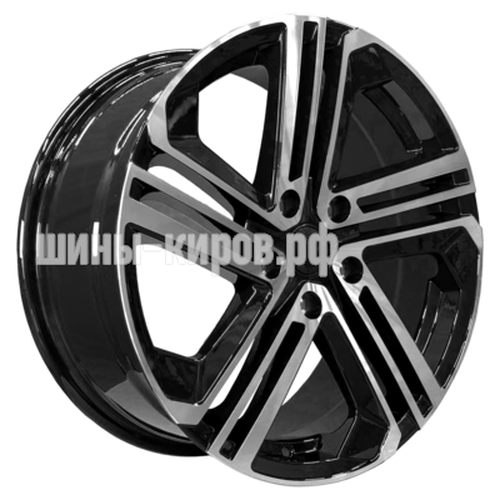 5240 Gloss Black Machine Face 7,5x17/5x100 ET45 D57,1 ()