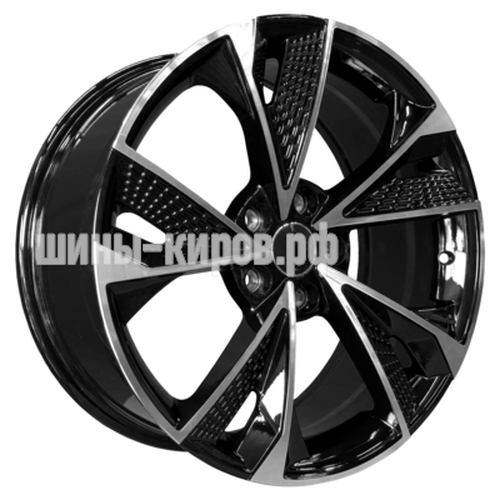5492 Gloss Black Machine Face 8x18/5x112 ET38 D66,45 ()