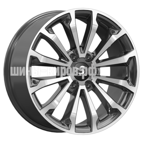 КР006 (TANK 500) Diamond Black Gris 8,5x20/6x139,7 ET33 D100,1