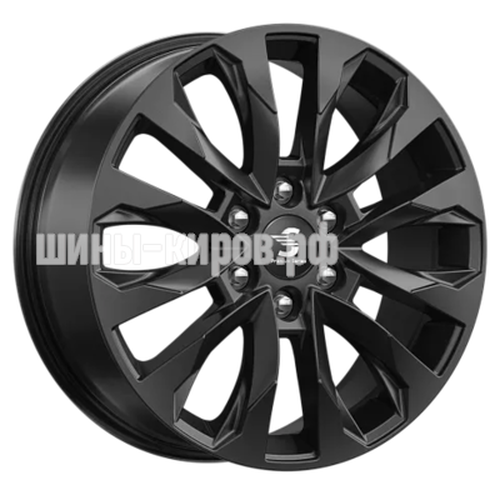 КР007 (Land Cruiser 300) Fury black 8x20/6x139,7 ET60 D95,1