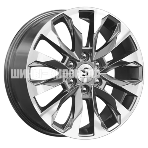 КР007 (Pajero Sport) Diamond Gloss Graphite 8x20/6x139,7 ET38 D67,1