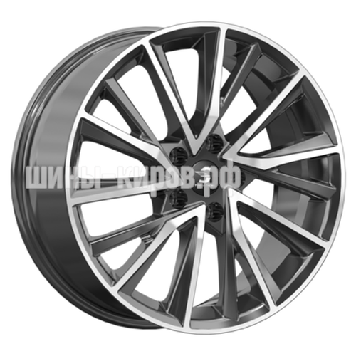 КР010 (Tiggo 8 Pro) Diamond Black Gris 7,5x18/5x108 ET47 D60,1