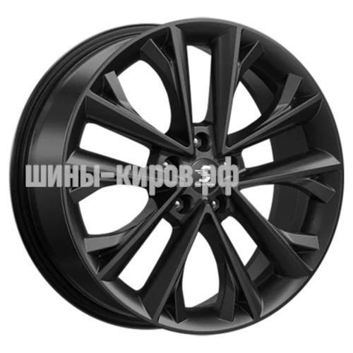 КР012 (Karoq/Taos) Fury black 7x18/5x112 ET45 D57,1