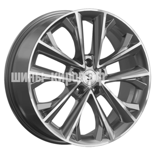 КР012 (Tiguan) Diamond Gloss Graphite 7x18/5x112 ET43 D57,1