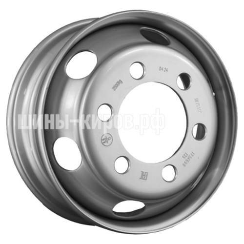6/222/164/135 Silver 6x17,5/6x222,25 ET135 D164 (3176052) (11 мм) Китай 2 500 кг футорка с вент.