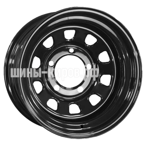 Jeep Semicircle Gloss Black 8x16/5x127 ET0 D75 (LTM)
