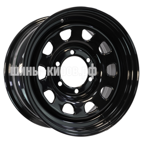 Toyota/Nissan/L200 2005+ Semicircle Gloss Black 8x16/6x139,7 ET30 D110 (LTM)